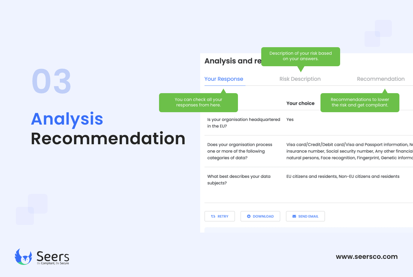 screenshot of GDPR Audit